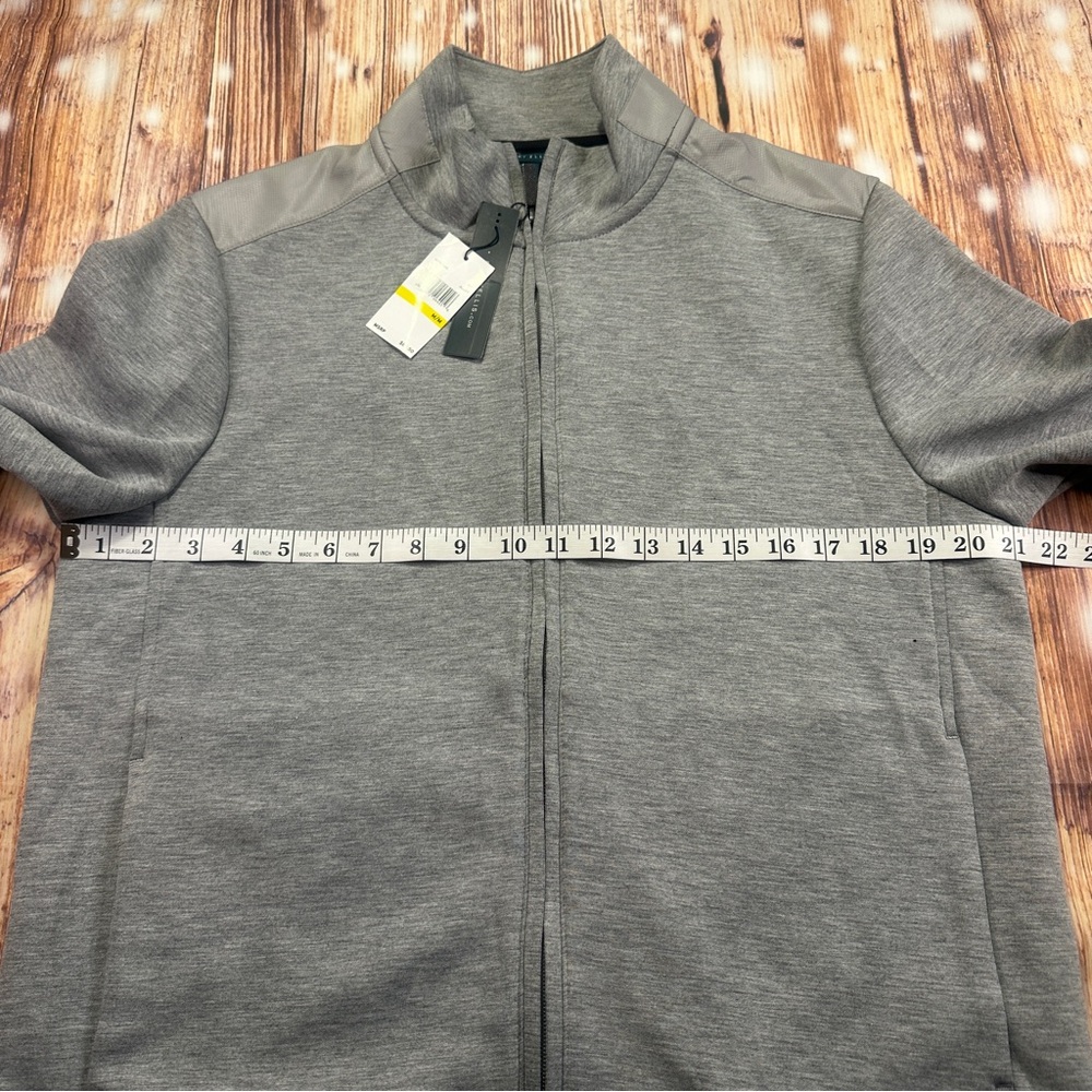 NWT Perry Ellis Full Zip Sweatshirt Men’s Size Medium - Picture 6 of 14